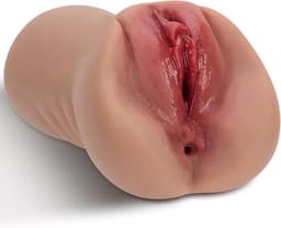 Flashlight Sex Toy - Pocket Pussy - 650g - Vaginaal - Anaal - Masturbator voor Man - Beige - Siliconen - Discreet Verzonden — thumbnail 1