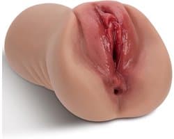 Flashlight Sex Toy - Pocket Pussy - 650g - Vaginaal - Anaal - Masturbator voor Man - Beige - Siliconen - Discreet Verzonden