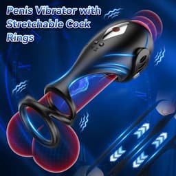 Daity Cockring Vibrerend – Oplaadbare Penisvibrator en Masturbator – Waterdicht en Comfortabel – Voor Mannen – Seksspeeltjes met App Afstandsbediening — thumbnail 6