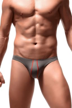Heren Ice Silk Thongs Lage Taille T-Back Bikini Slips Ondergoed — thumbnail 1