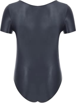 Shiny Men's Bodysuit with Leopard Print - Smooth One-Piece Pyjamas — thumbnail 5