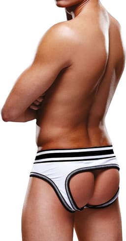 Prowler 884472028621 - Open Brief - S - White/Black XXL — thumbnail 1