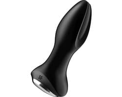 Satisfyer, Bluetooth anaal-vibrator, 'Rotator Plug 2 Connect App', 12,5 cm, met app, 2 in 1: vibrerende en roterende balletjes, 2 motoren
