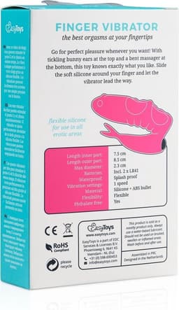 Vinger Vibrator - Zwart — thumbnail 5