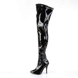 EU 46 = US 15 | SEDUCE-3000 | 5 Plain Stretch Thigh Boot — thumbnail 3
