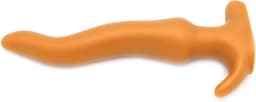 Gold Play - Soft Liquid Siliconen Anaal Dildo - Wave - Goud S — thumbnail 2