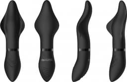 Shots - Switch Pleasure Kit #6 - Vibrator met Verschillende Opzet Stukken black — thumbnail 6