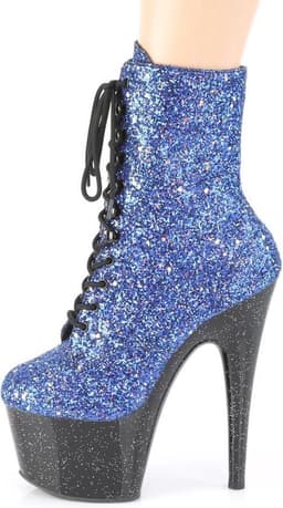 Pleaser - ADORE-1020MG Plateau Laarzen, Paaldans schoenen - Paaldans schoenen - 35 Shoes - Zwart/Paars — thumbnail 3