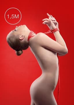 Kinbaku Mini Rope - 1,5m - Red — thumbnail 5