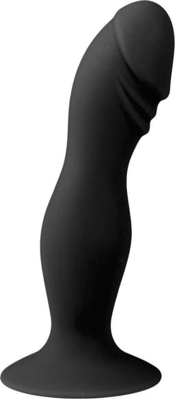 EasyToys - Siliconen Dildo met Zuignap - Dildo met Zuignap - 13,5 cm - Dildo's - Sex Toys voor Vrouwen en Mannen - Dildo Mannen Anaal - Zwart — thumbnail 1
