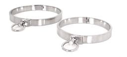 Kiotos - RVS Collar Solid Met Transparant Kristal voorzijde - Large - 13,5 cm — thumbnail 7