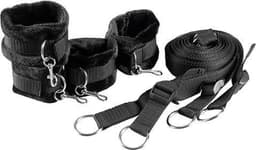 Blaze bed bondage set - Zwart — thumbnail 4