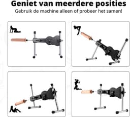 Auxfun Ukelele Sex Machine – Seksmachine & Neukmachine met Afstandsbediening – 48W – 180 Stoten p/m – Inclusief Dildo — thumbnail 4