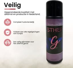 STHER Glide - Glijmiddel En Massageolie In 1 Op Siliconen Basis - Body En Latexsave - 250Ml — thumbnail 8