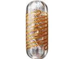 Tenga - Spinner 05 Beads Masturbator - Transparant/Oranje