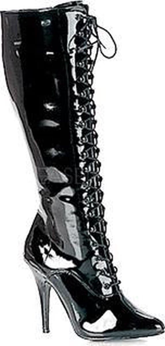 Pleaser - SEDUCE-2020 Kniehoge laarzen - US 7 - 37 Shoes - Zwart — afbeelding 1