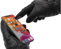 Handschoenen tactiel te maken, zwart, eenheidsmaat (10 stuks) uniseks, Zwart, Eén maat