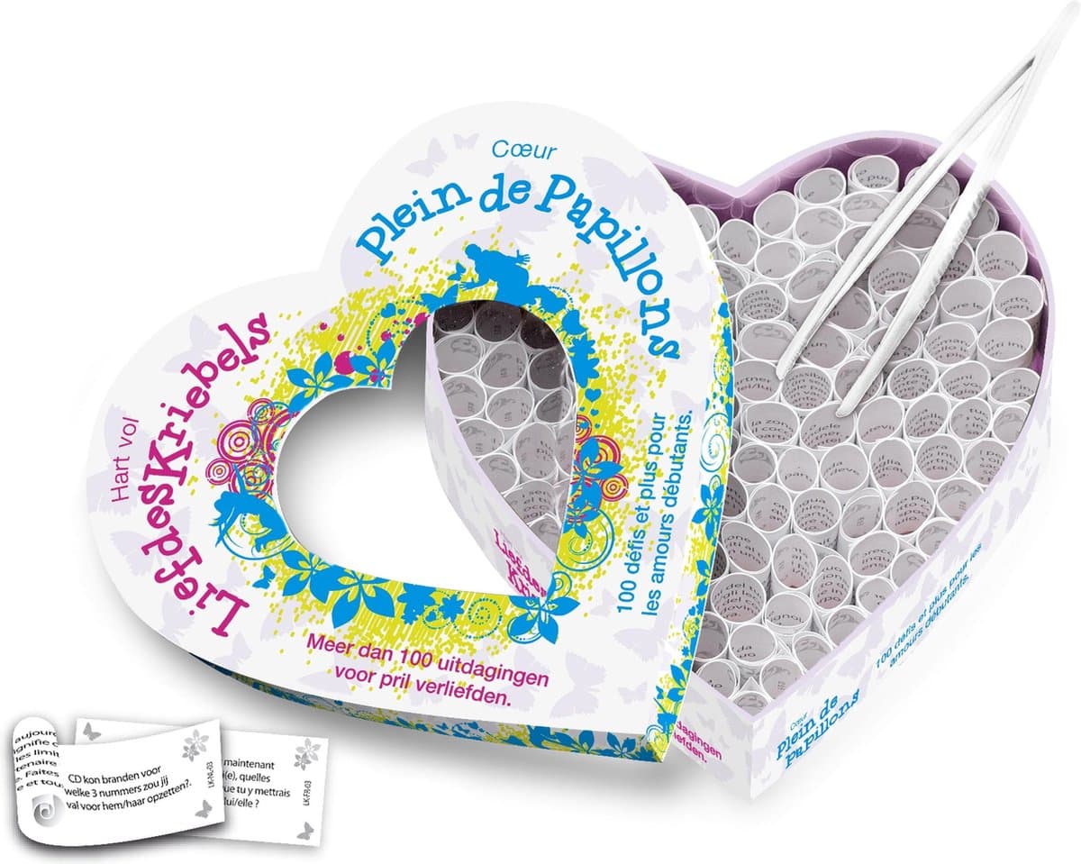 Tease & Please Hart Vol Liefdeskriebels - Wit - pril verliefde - uitdagingen — afbeelding 1