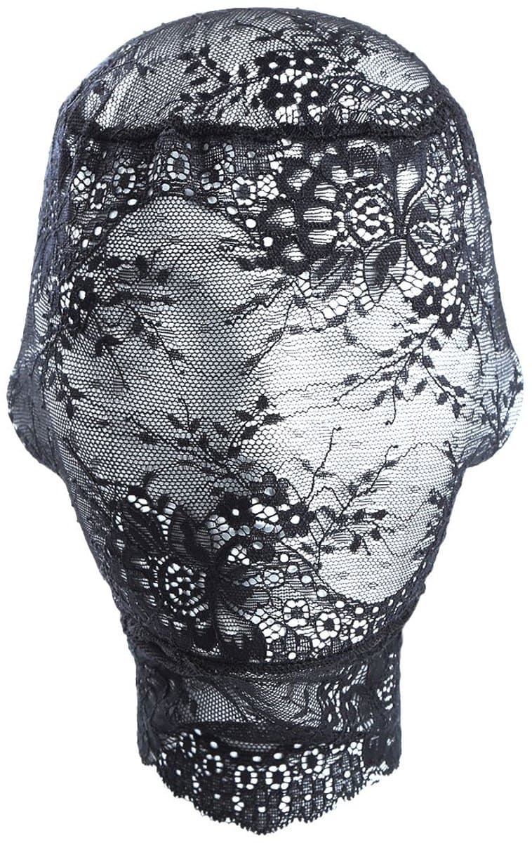 Kiotos - Fancy Lace Hood - Transparant Gezichtsbedekkend Kanten Masker — afbeelding 1