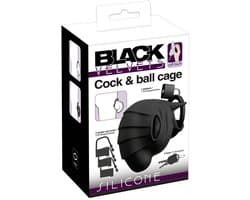 Zwart Velvets Cock & Ball Cage