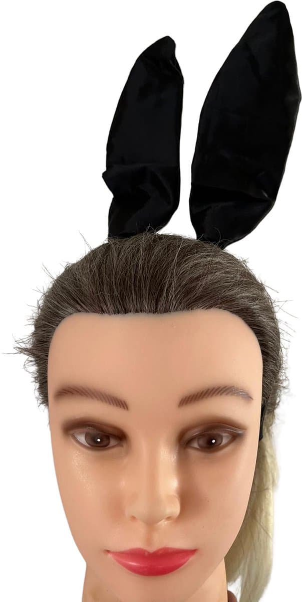 Playboy Oortjes, Zwart, Hugh Hefner, Playboy Mansion, Bunny, Konijn — afbeelding 1