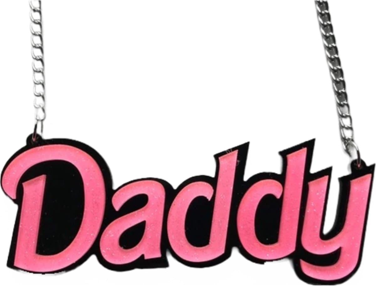 Banoch | Daddy halsband - hanger met zilverkleurige ketting — afbeelding 1