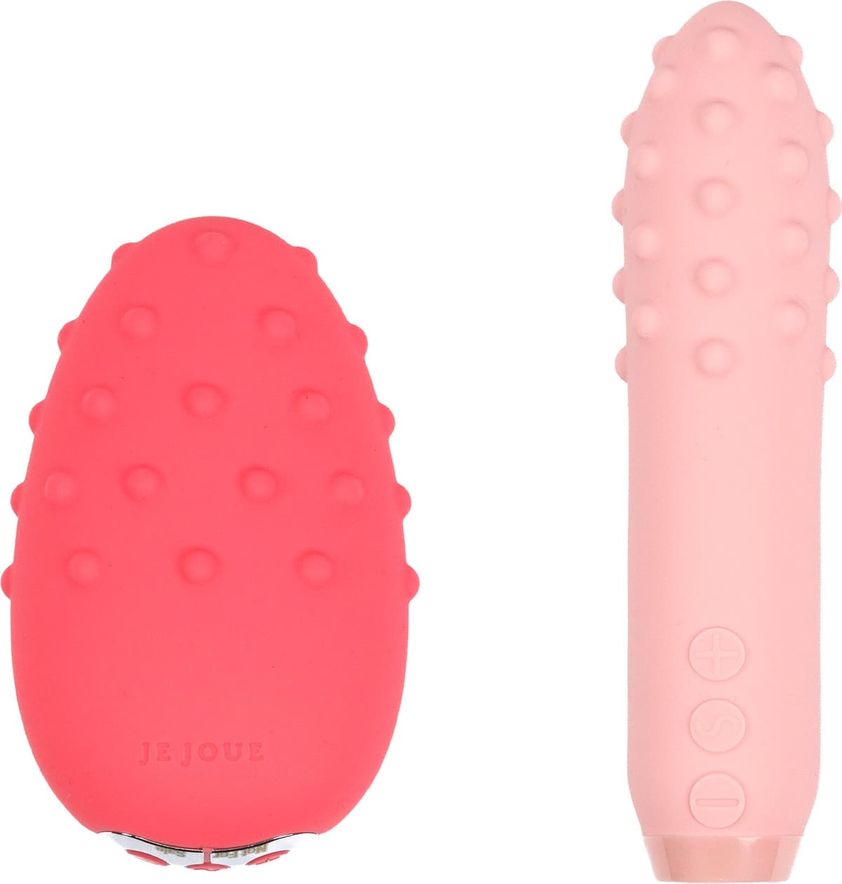 Je Joue - Cadeauset Double Trouble - Bullet Vibrator & Clitoris Vibrator - Roze/Koraal — afbeelding 1