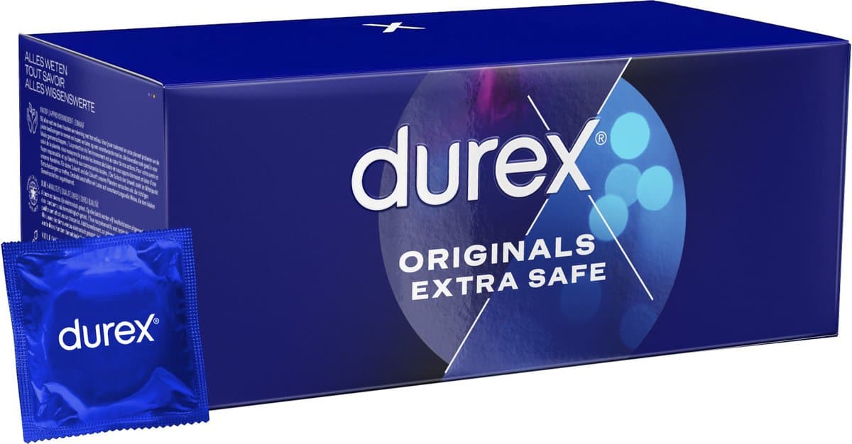 Durex Condooms - Extra Safe - 144st - Voor extra veilig plezier - Grootverpakking — afbeelding 1