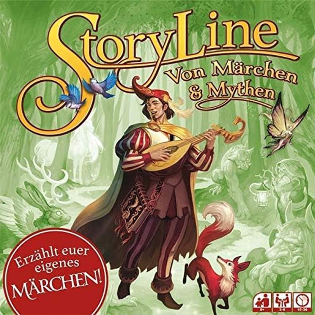 Verhalen Spel - Vertelspel Kaarten - Creatief Vertellen - Duitstalige Editie - 21 cm - Multicolor — afbeelding 1
