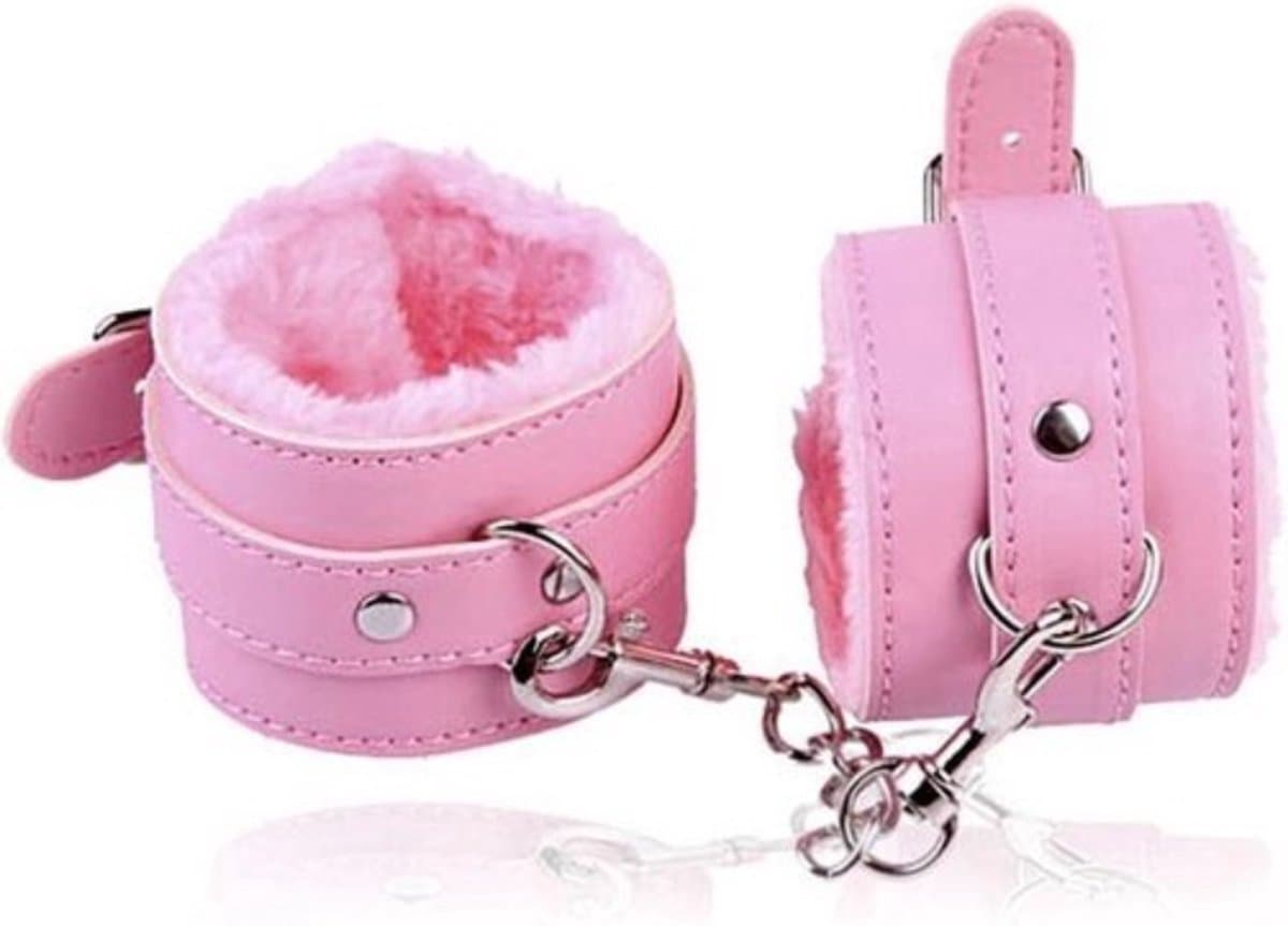 Finnacle - Handboeien - Pluche handboeien - Handboeienset - Roze - Erotiek - Sexspeeltjes - BDSM - Bedspelletjes - Vastbinden — afbeelding 1