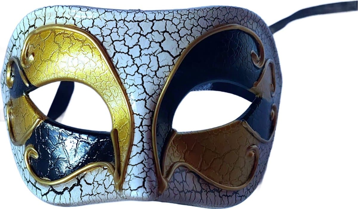 Masker gala - Goud zwart - gezichts masker - Masker vrouw - Rollespel masker - Bal masker - Carnaval masker - Gemaskerd bal - BDSM - Rollespel — afbeelding 1