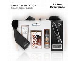 BRUMA XPERIENCE - ZOETE AMERIKAANSE TAART VERLEIDINGSKIT MET ORGASMEVERSTERKER | EROTISCHE GESCHENKSETS | BONDAGE | CADEAU VOOR MANNEN | CADEAU VOOR KOPPELS | CADEAU VOOR VROUWEN