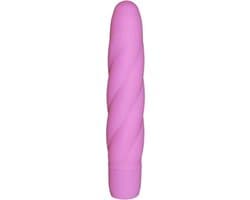 Shots Toys Vibrator Silicone Twist - Roze vibrator — afbeelding 1