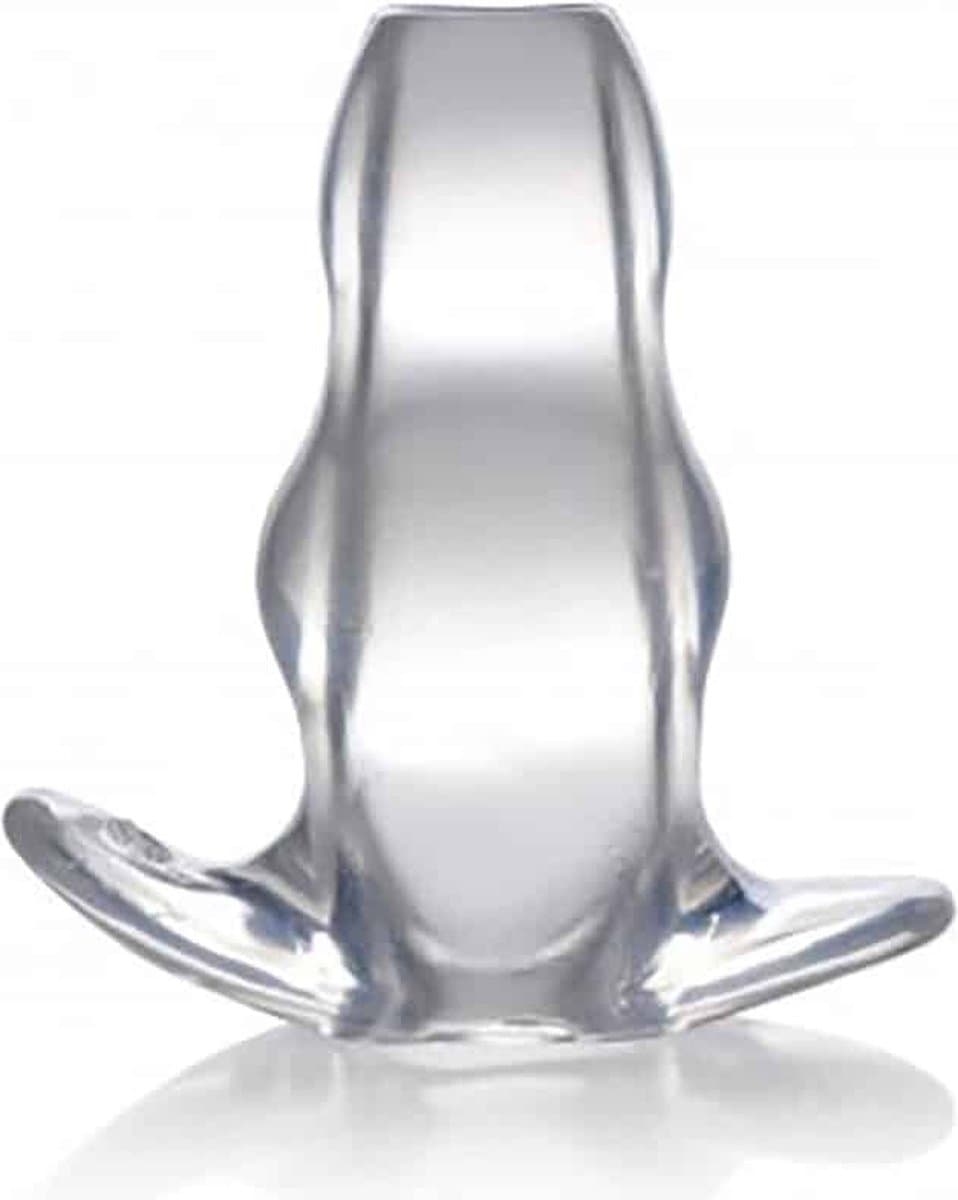 XR Brands Clear View - Holle Anale Plug - Medium clear — afbeelding 1