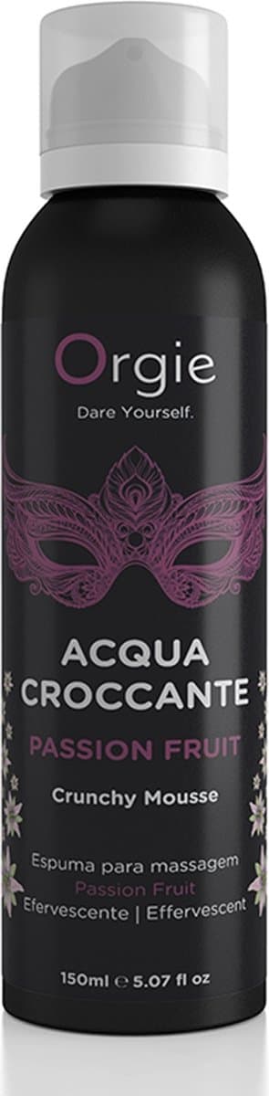 Orgie - Acqua Croccante Crunchy Mousse Passievrucht 150 ml — afbeelding 1