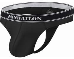 Comfortabele Heren Tanga met Brede Tailleband en Voorgevormde Zak - Zacht & Koel