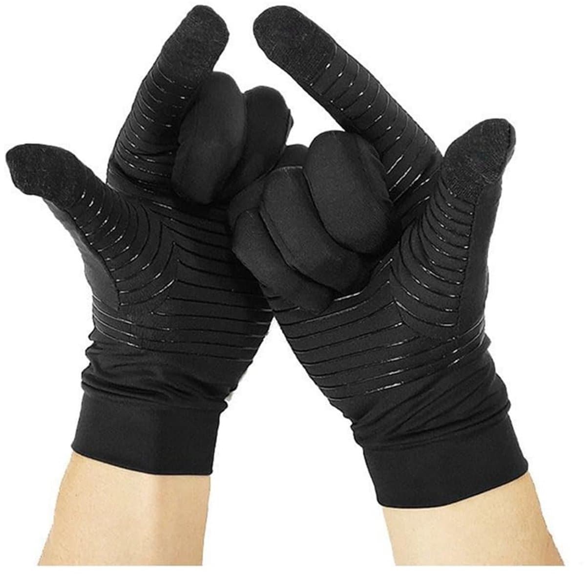 Dailygoods - Artritis Handschoenen, compressiehandschoenen voor dames en heren, reumatoïde artrose, antislip, ademend, handschoenen voor autorijden, fietsen, fitnessstudio, training, outdoor — afbeelding 1