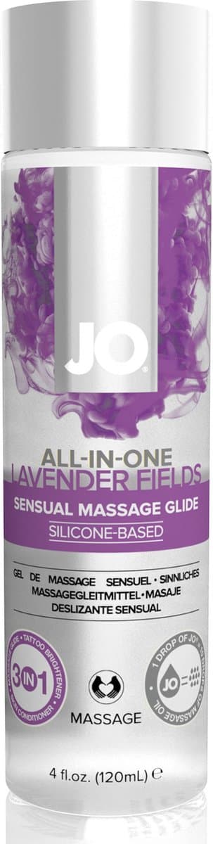 System JO - All-in-One Sensual Massage Lavendel - 120 ml — afbeelding 1