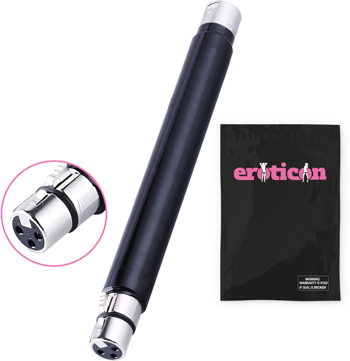 Eroticon verlengstuk voor Sex machine - 25cm lang - Recht en Stevig - Seksmachine accessoire - 3XLR opzetstuk — afbeelding 1