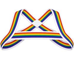 Barcode Berlin Pride Harness White - MAAT XS
