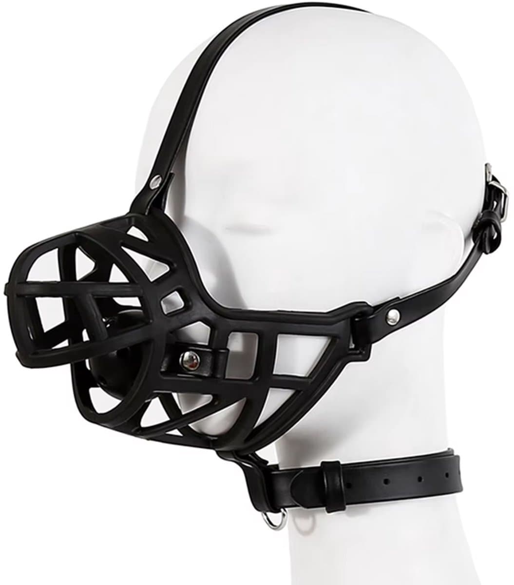 Muzzle Gag Masker - BDSM - Verstelbaar - Seks Mask - Extreme Fetish - Muilkorf — afbeelding 1