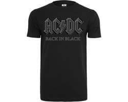 Back in Black T-shirt voor Heren - Stijlvol Muziek Merchandise
