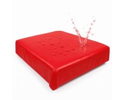 Rozkosznie Serie - Waterdicht Vinyl Laken - 200x215 cm - Rood - BDSM Speelgoed