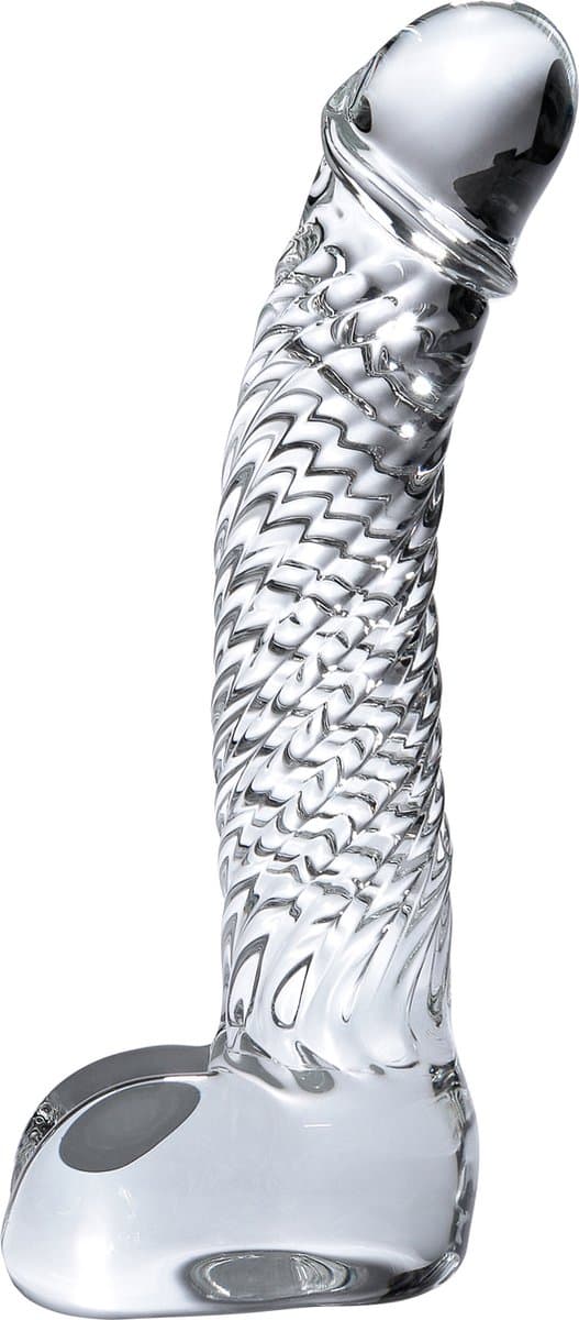 Pipedream Icicles No. 61 G Spot Glazen Dildo - Transparant — afbeelding 1