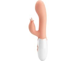 Pretty Love - Bloody Mary - Vibrator - Rabbit Vibrator met Clitoris Stimulatie - Lichte Huidskleur - Geeft Intens en Krachtig Plezier