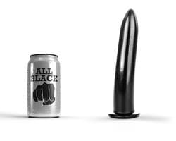 All Black Zwarte anaal dildo