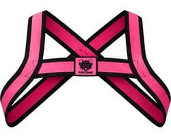 Barcode Berlin Harness Colin Pink - MAAT XL - Heren Clubwear - Harnas voor Man - Sexy Heren Harnas