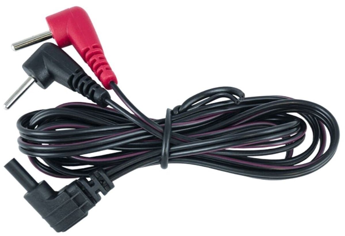 ElectraStim - Electrosex - Kabel met 90 Graden Plugs — afbeelding 1
