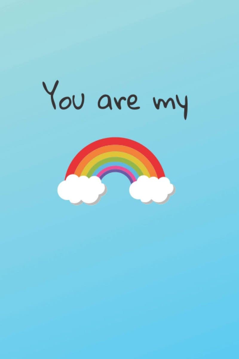 Are my rainbow: Perfect Gift for the Person You Love | Ruled Lined Notebook for School College Work Home Office — afbeelding 1