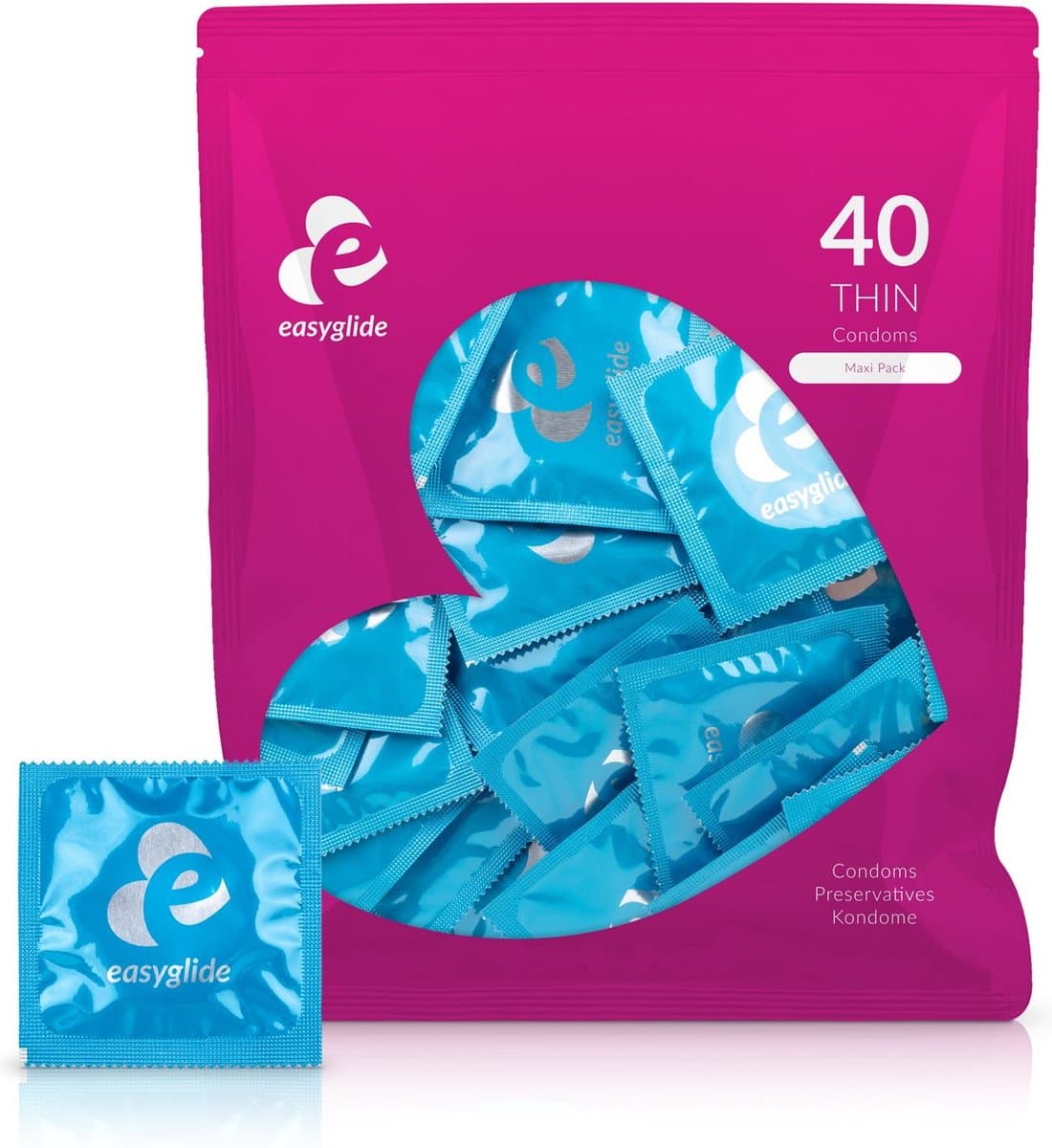EasyGlide - Extra Thin Condooms - 40 stuks — afbeelding 1